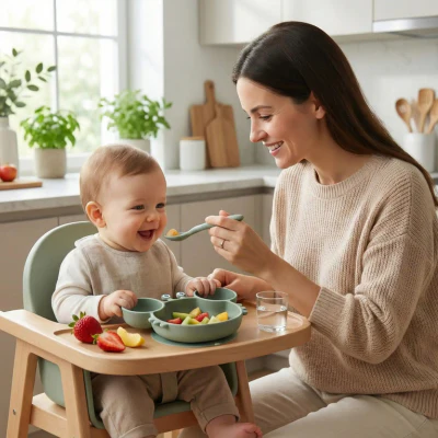 Assiette bebe antidérapante | SécuriRepas