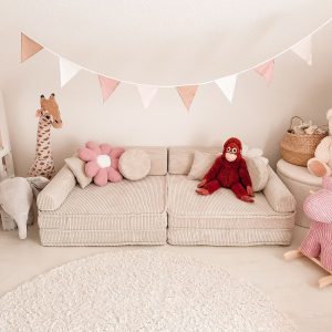 Canapé de jeu modulable 10 pièces en Corduroy à larges côtes, Aesthetic • Gustavo+