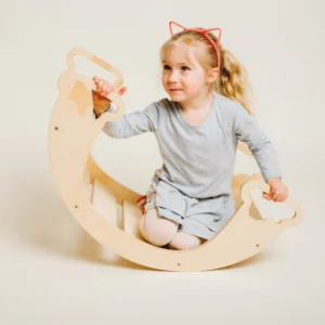 Rocker / Arche d'équilibre à bascule en bois FSC