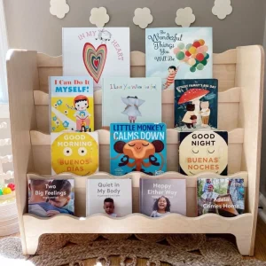 Bibliothèque Montessori en bois FSC • Dune