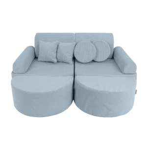 Canapé de jeu modulable 12 pièces en Corduroy à fines côtes, Slimcord • Loki