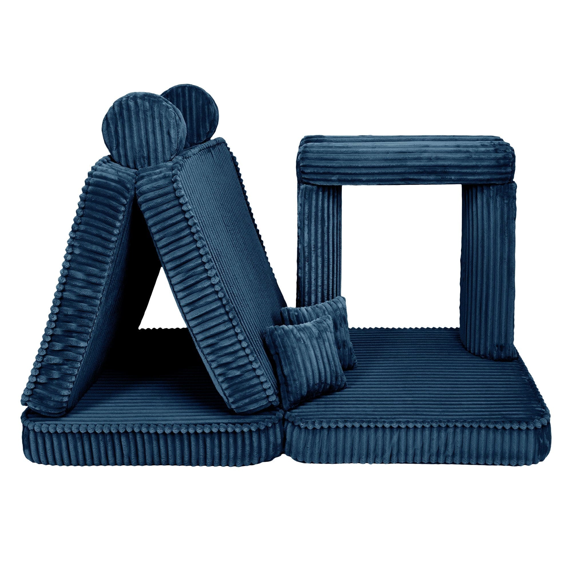 Canapé de jeu modulable 10 pièces en Corduroy à très larges côtes Churros • Gustavo+ – Image 8