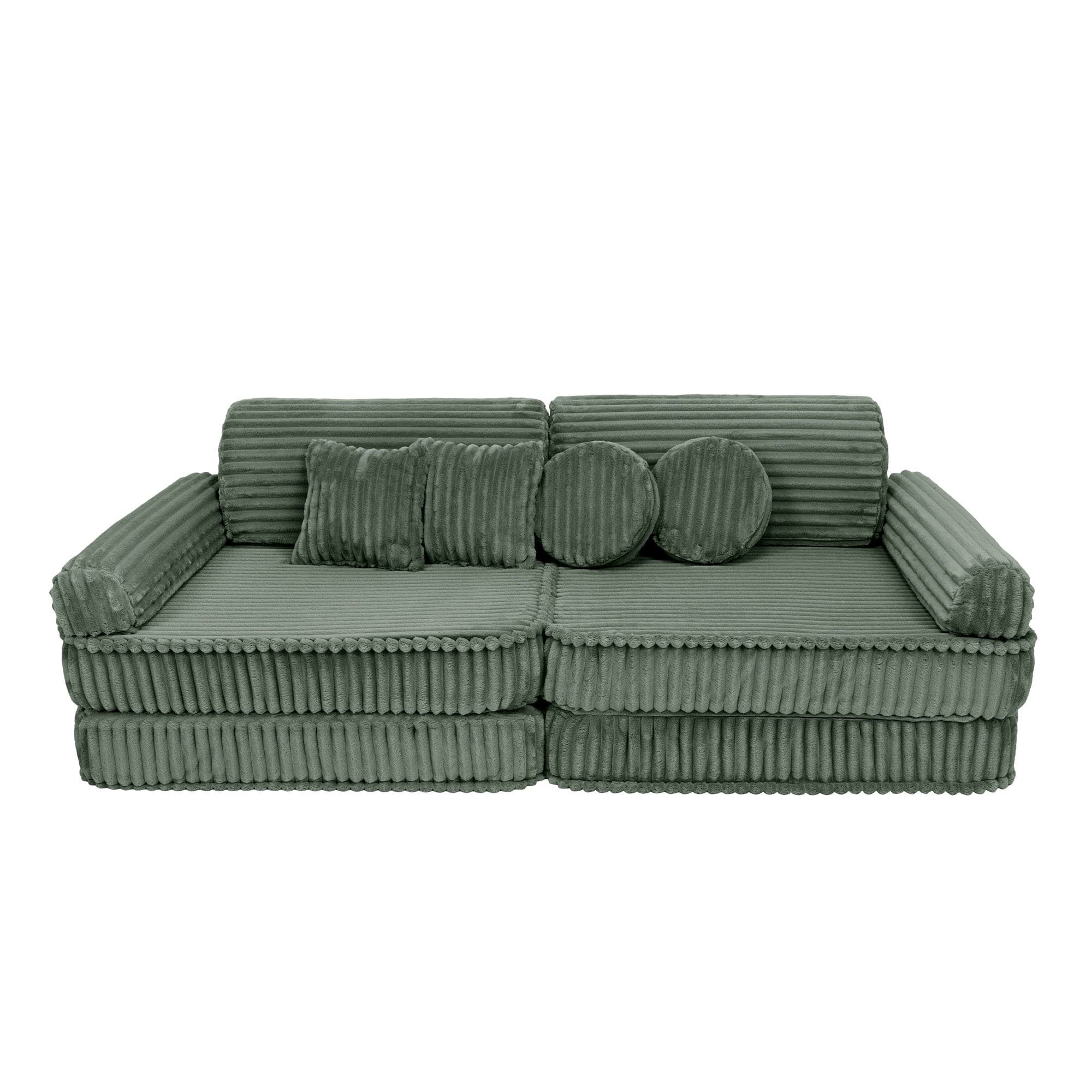 Canapé de jeu modulable 10 pièces en Corduroy à très larges côtes Churros • Gustavo+ – Image 9