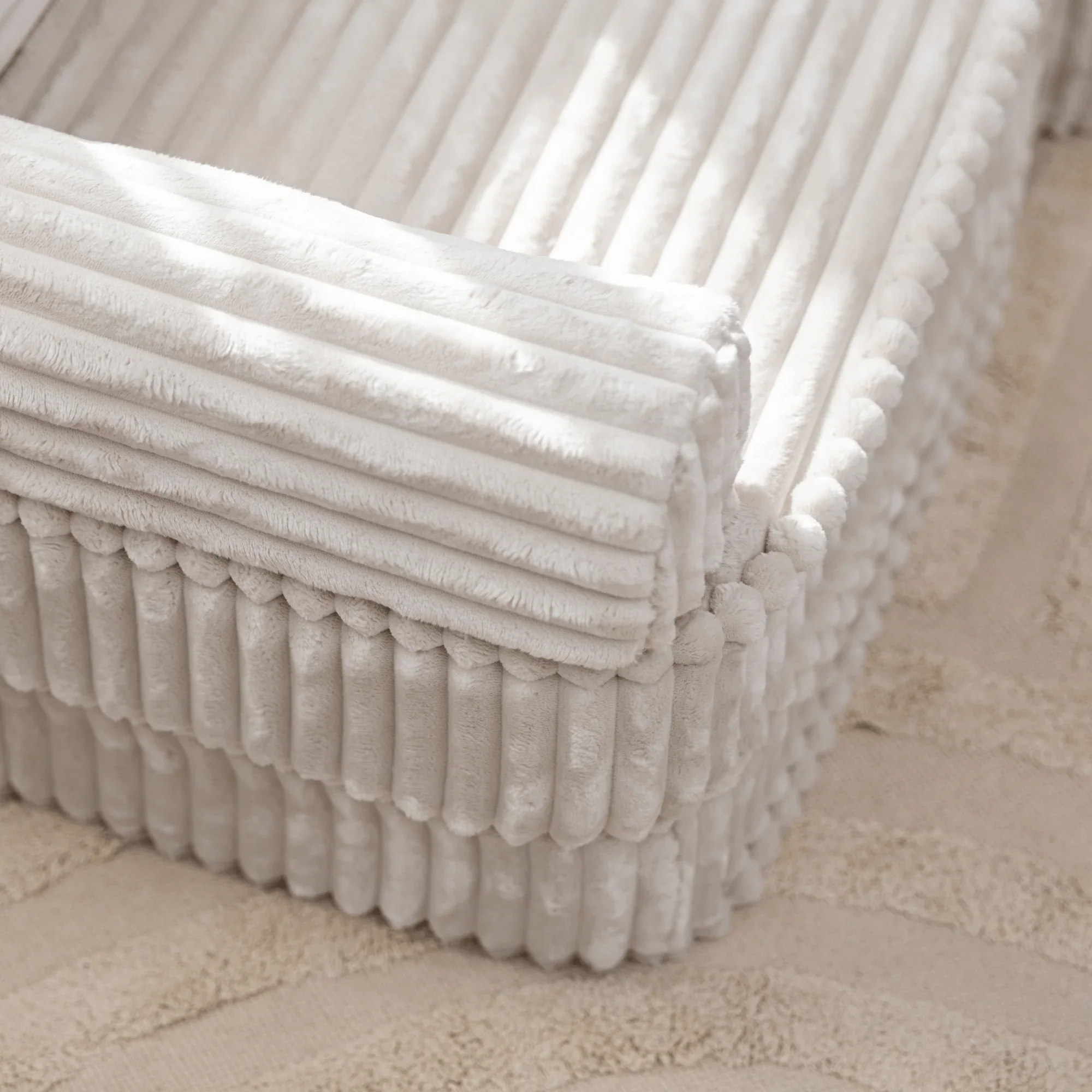 Canapé de jeu modulable 10 pièces en Corduroy à très larges côtes Churros • Gustavo+ – Image 3