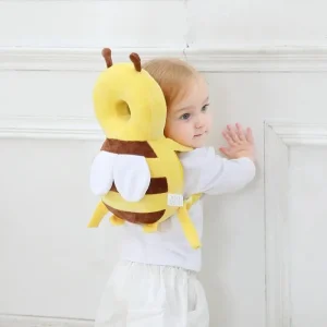 Coussin Bébé - BabyHeadBackProtector™ - Jaune