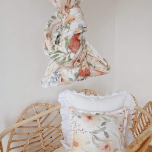 Coussin carré en coton • Flower Power