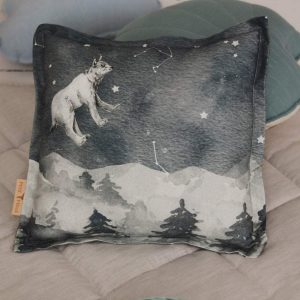 Coussin carré en coton • Night Sky