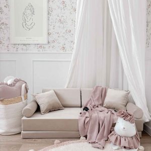 Canapé de jeu modulable 8 pièces en velours épais, 2 tailles • Tobias+