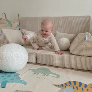 Canapé de jeu modulable 8 pièces en Corduroy à larges côtes, 2 tailles • Tobias+