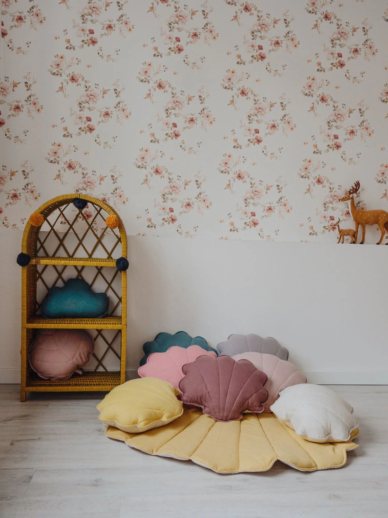 Tapis coquillage en lin ou velours OEKO-TEX – Image 7